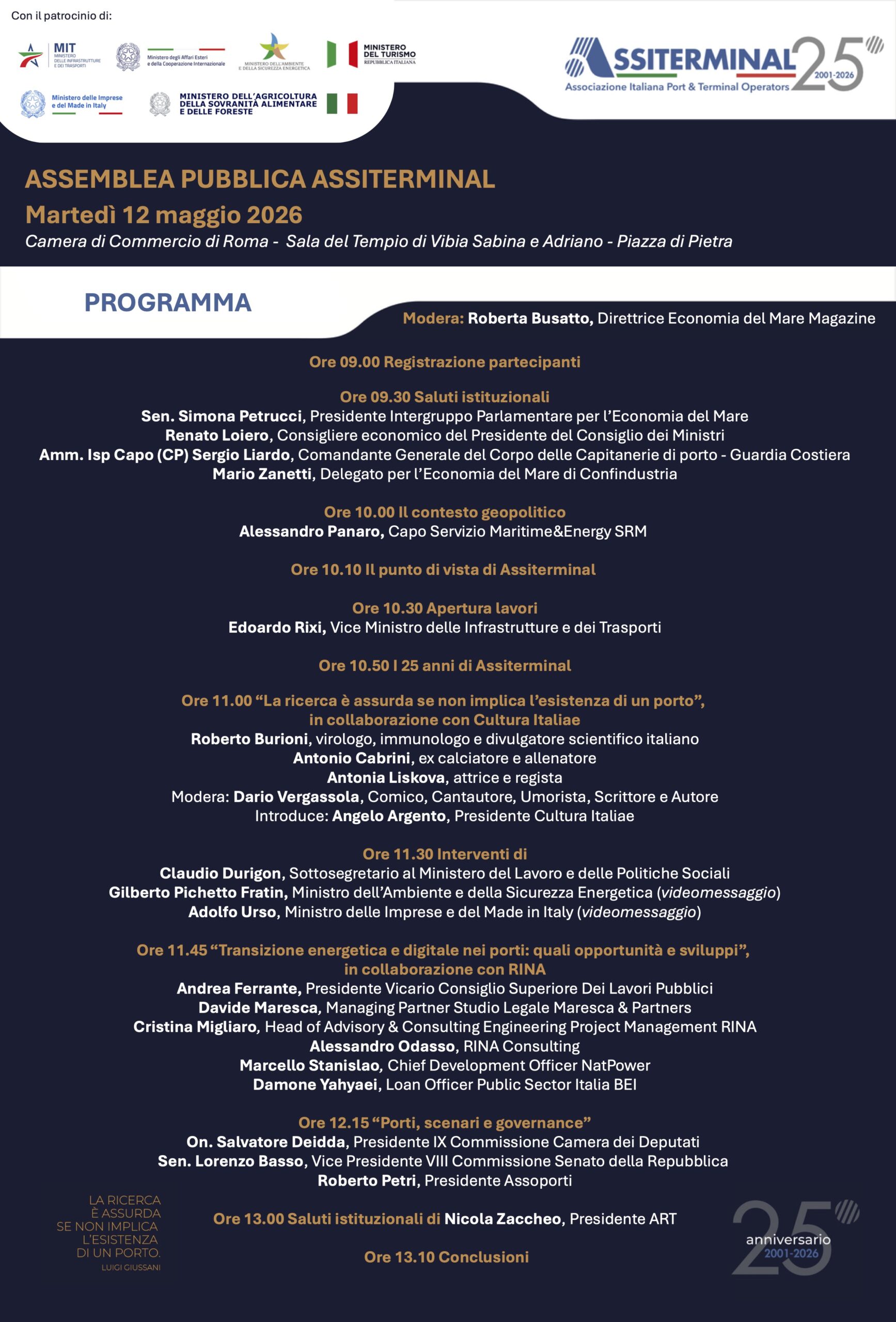 Programma Assemblea Assiterminal 2026